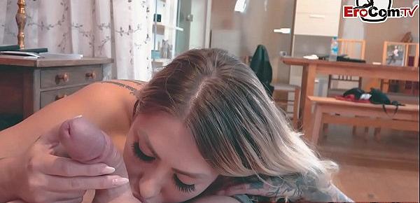  Deutsche Große Frau BBW Tattoo Nutte macht Hausbesuch zum Userdate POV